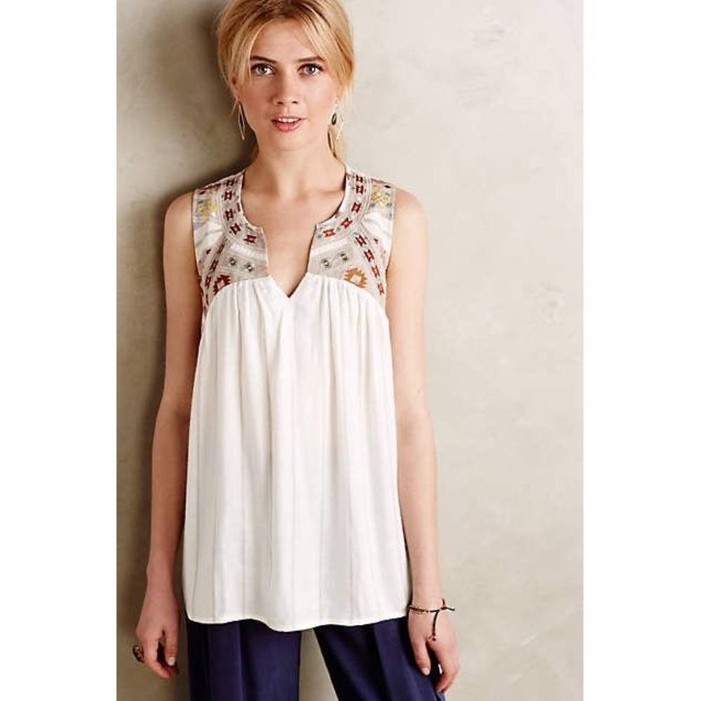 Anthropologie One September Tacana Tank